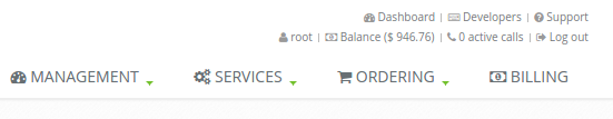 Screenshot of Balance